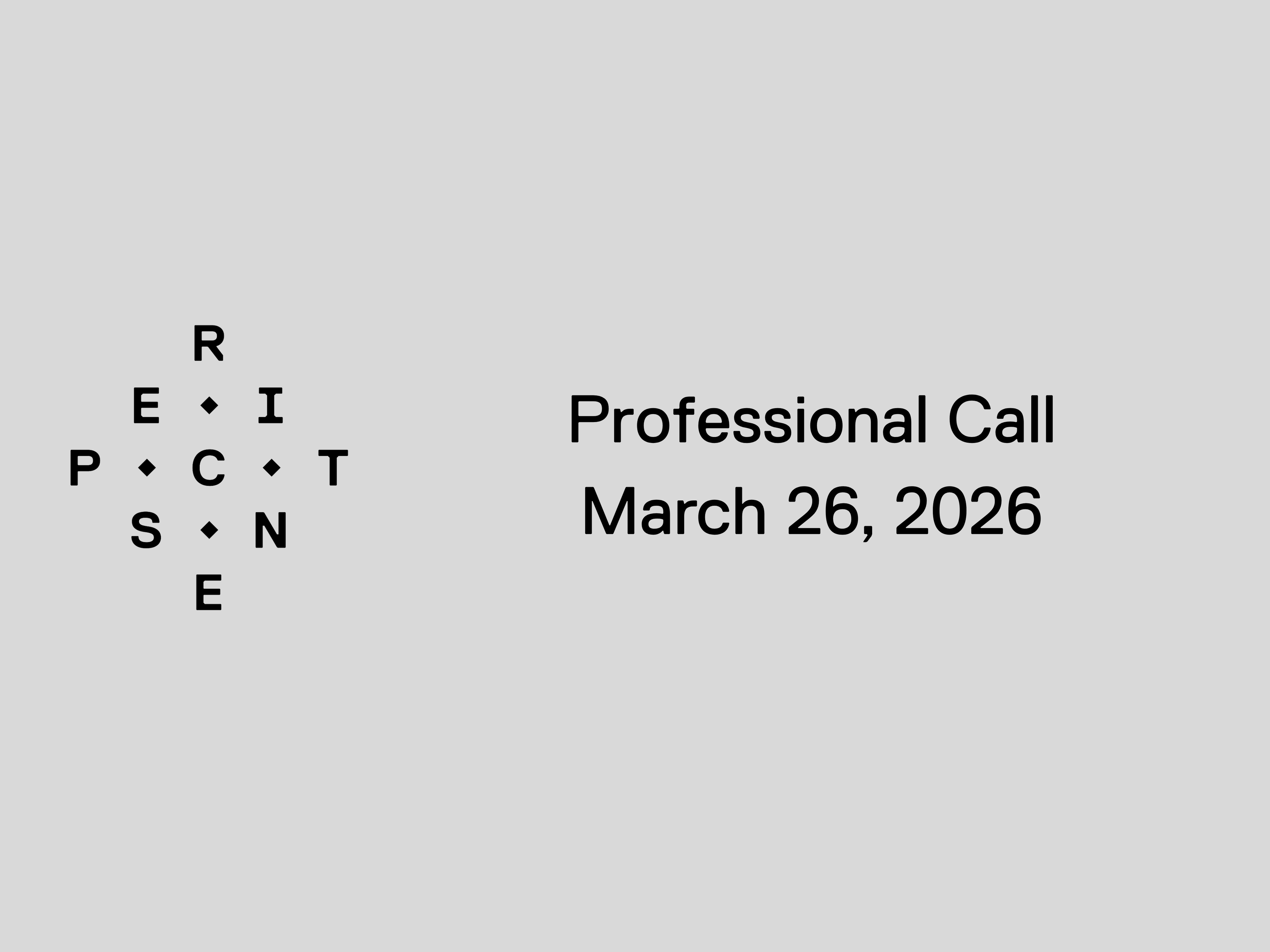 Perscient Pro Call - March 26, 2026