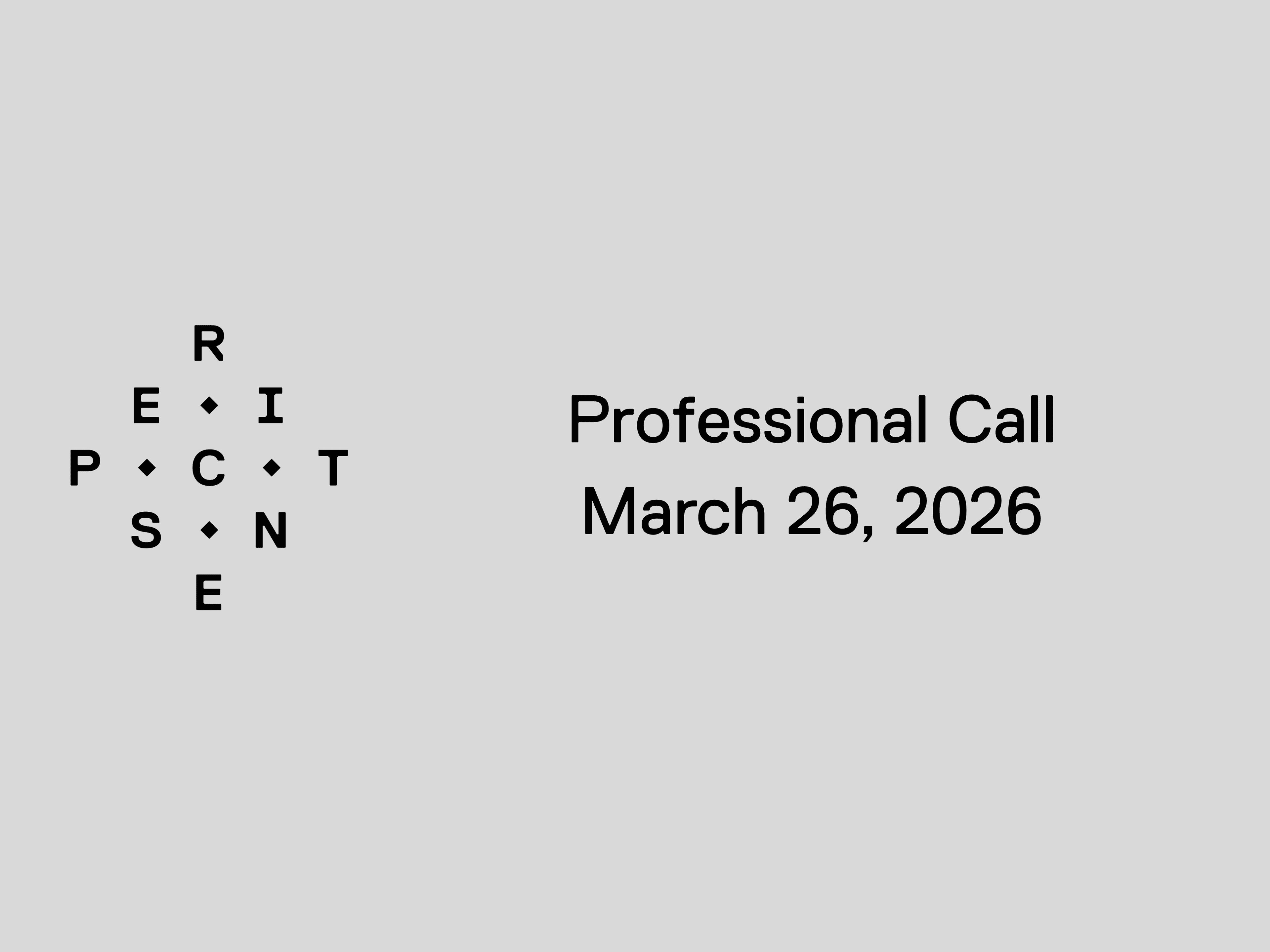 Perscient Pro Call - March 26, 2026