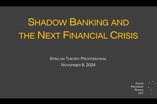Shadow Banking and the Next Financial Crisis - Webinar